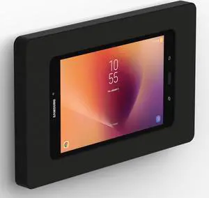 VidaMount Light Grey Enclosure and Fixed VESA Slim Wall Mount [Bundle] compatible with Samsung Galaxy Tab A 9.7
