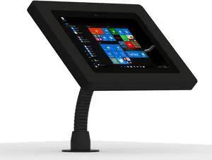 VidaMount Black Enclosure and Flexible Desk/Wall Surface Mount [Bundle] compatible with Surface Go & Go 2