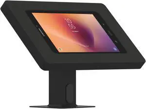 VidaMount Black Enclosure and Rotating & Tilting Desk/Table Mount [Bundle] compatible with Samsung Galaxy Tab A 8.0 (2017)