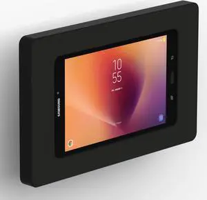 VidaMount Black Enclosure and Tilting VESA Slim Wall Mount [Bundle] compatible with Samsung Galaxy Tab A 8.0 (2017)