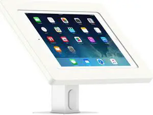VidaMount White Enclosure and Rotating & Tilting Desk/Table Mount [Bundle] compatible with iPad 9.7 (5th / 6th Gen), Pro 9.7", Air 1/2