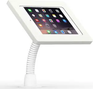 VidaMount White Enclosure and Flexible Desk/Wall Surface Mount [Bundle] compatible with iPad Mini 1/2/3