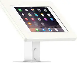 VidaMount White Enclosure and Rotating & Tilting Desk/Table Mount [Bundle] compatible with iPad Mini 4 & 5