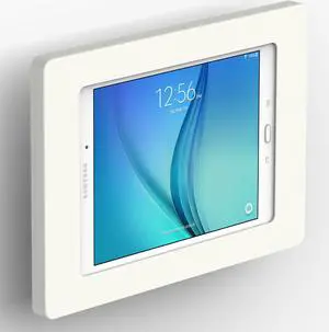 VidaMount White Enclosure and Tilting VESA Slim Wall Mount [Bundle] compatible with Samsung Galaxy Tab A 9.7
