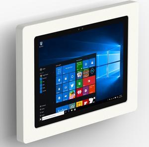 VidaMount White Enclosure and Tilting VESA Slim Wall Mount [Bundle] compatible with Microsoft Surface Pro 7+, Pro 7, Pro 6, Pro 5, Pro 4