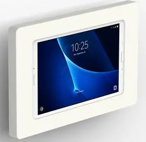 VidaMount White Enclosure and Tilting VESA Slim Wall Mount [Bundle] compatible with Samsung Galaxy Tab A 10.1 (2016)