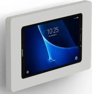 VidaMount Light Grey Enclosure and Tilting VESA Slim Wall Mount [Bundle] compatible with Samsung Galaxy Tab A 10.1 (2016)