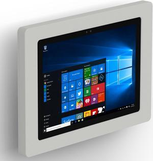 VidaMount Light Grey Enclosure and Tilting VESA Slim Wall Mount [Bundle] compatible with Microsoft Surface Pro 7+, Pro 7, Pro 6, Pro 5, Pro 4