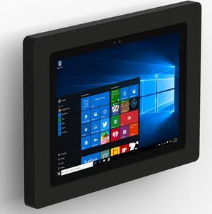 VidaMount Black Enclosure and Tilting VESA Slim Wall Mount [Bundle] compatible with Microsoft Surface Pro 7+, Pro 7, Pro 6, Pro 5, Pro 4