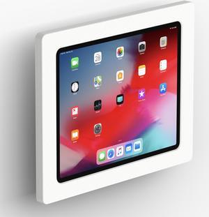VidaMount White Exposed Rear Camera Enclosure and Tilting VESA Slim Wall Mount [Bundle] compatible with iPad Pro 12.9" (3rd Gen)