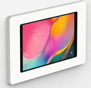 VidaMount White On-Wall Tablet Mount compatible with Samsung Galaxy Tab A 10.1 (2019)