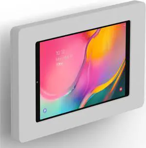 VidaMount Light Grey Enclosure and Tilting VESA Slim Wall Mount [Bundle] compatible with Samsung Galaxy Tab A 10.1 (2019)