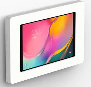 VidaMount White Enclosure and Fixed VESA Slim Wall Mount [Bundle] Samsung Galaxy Tab A 10.1 (2019)