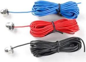 3pcs/set 10m Water Level Controller Probe Sensor Head Automatic Level Probes Stainless Steel Water Pump Controller Switch