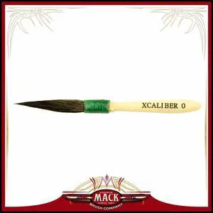 The XCaliber Striping Brush Series 1 1/2" Short Blue Squirrel Hair For Greater Control And Intricate Design - Size 0