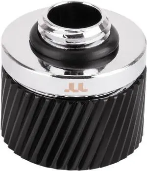 Thermaltake Pacific SF Hard Tube 16mm OD Compression Silver Black/DIY LCS/Fittings CL-W389-CA16BL-A