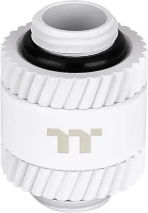 Thermaltake Pacific SF Male to Male 20mm Extender White/DIY LCS/Fittings CL-W390-CU00WT-A
