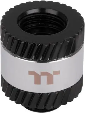 Thermaltake Pacific SF Female to Male 20mm Extender Silver Black/DIY LCS/Fittings CL-W392-CU00SL-A