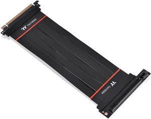 Thermaltake Tt Premium PCI-E 4.0 200mm flexiable Extender with 90 Degree Adapter, AC-060-CO1OTN-C2