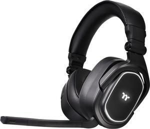 Thermaltake Argent H5 Wireless Headset, 40MM Hi-Res Drives, Compatible with PC, Xbox One, PS4, Mac, Black GHT-THF-WIECBK-32