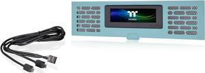 Thermaltake Tower 200 Series Turquoise LCD Panel Kit, 3.9" LCD Display, Supported by Tt RGB Plus 2.0 Software, AC-067-OOCNAN-A1, 3 Year Warranty