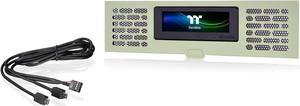 Thermaltake Tower 200 Series Matcha Green LCD Panel Kit, 3.9" LCD Display, Supported by Tt RGB Plus 2.0 Software, AC-067-OOENAN-A1, 3 Year Warranty