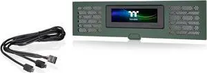 Thermaltake Tower 200 Series Racing Green LCD Panel Kit, 3.9" LCD Display, Supported by Tt RGB Plus 2.0 Software, AC-067-OODNAN-A1, 3 Year Warranty