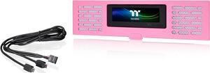 Thermaltake Tower 200 Series Bubble Pink LCD Panel Kit, 3.9" LCD Display, Supported by Tt RGB Plus 2.0 Software, AC-067-OOANAN-A1, 3 Year Warranty