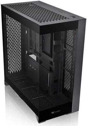Thermaltake CTE E660 MX Black Mid Tower E-ATX Case; Supports Hidden Connector MB, Versatile GPU Mounting with Included Riser Cable, Dual Front Panels, CA-1Y3-00M1WN-01