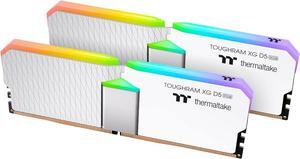 Thermaltake TOUGHRAM XG RGB D5 Memory DDR5 32 GB (16GBx2) 5600 Mhz C36, Hynix IC, 16 LEDs, RG34D516GX2-5600C36B - White
