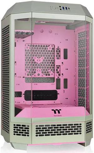 Thermaltake Tower 300 Summer Edition Matcha Plum Micro-ATX Case; 2x140mm CT Fan Included; Supports Up to 420mm Radiator; Horizontal Display Capable; CA-1Y4-00SJWN-00