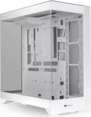 Thermaltake CTE E550 TG Snow Mid Tower ATX Case; 3 Tempered Glass Panels; Hidden-Connector Motherboard Support; Three-Way VGA Installations; Dual Chamber Design; CA-1Z8-00M6WN-00