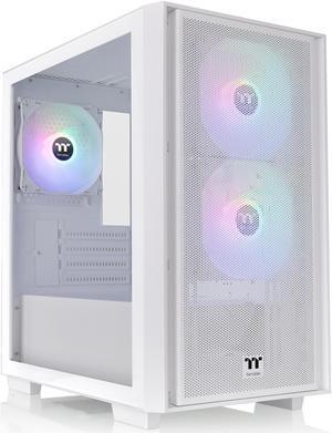 Thermaltake Versa H16 TG ARGB Snow Micro Tower Chassis CA-1Y8-00S6WN-01