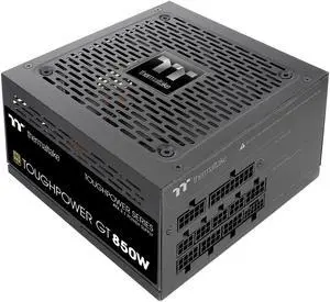Thermaltake Toughpower GT 850W ATX 3.1 Standard Power Supply 80 Plus Gold Efficiency Smart Zero Fan Native 450W PCIe 5.1 Connector PS-TPT-0850FNFAGU-3