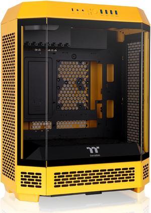 Thermaltake Tower 600 Mid Tower; 2x140mm CT Fans Included; 420mm Radiator Support; 400mm GPU Clearance; Hidden Connector Support; Rotatable PCIe Slots; Bumblebee; CA-1Z1-00M4WN-00