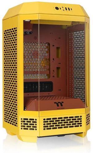 Thermaltake Tower 250 mITX Mini Tower; 2x120mm CT Fans Included; 360mm Radiator Support; 360mm GPU Clearance; Dual Chamber; Butter Caramel; CA-1Z9-00SMWN-00