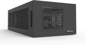 Thermaltake AX100 Pedestal; for use with AX700 Chassis; 560mm Radiator Support; Mounting for up to x8 120mm or 140mm Fans; Support for up to 8X 3.5 or 2.5" Drives; CA-11C-00D1NN-00