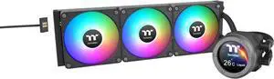 Thermaltake TH360 V2 Ultra EX ARGB AIO CPU Cooler/Water Block 2.1" LCD/Fan 120 * 3/Magnetic Quick Connection/MB ARGB Sync Control/LCD Software Control/CL-W415-PL12SW-A