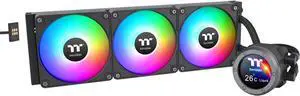 Thermaltake TH420 V2 Ultra EX ARGB AIO CPU Cooler/Water Block 2.1" LCD/Fan 140 * 3/Magnetic Quick Connection/MB ARGB Sync Control/LCD Software Control/CL-W417-PL14SW-A