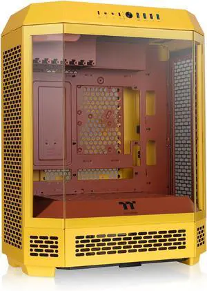 Thermaltake Tower 600 Mid Tower; 2x140mm CT Fans Included; 420mm Radiator Support; 400mm GPU Clearance; Hidden Connector Support; Rotatable PCIe Slots; Butter Caramel; CA-1Z1-00MMWN-00