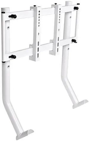 Thermaltake GR300 Racing Simulator Monitor Stand; Single Monitor or TV; 32" to 50" Screens; VESA Mounting; Powder Coated Steel; White; GSC-R3M-MDSLWH-01