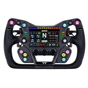 Thermaltake XRW-G1 GT Steering Wheel for TT Racing Ecosystem; Black; GSW-XRW-FDCRBB-01 Thermaltake XRW-G1 GT Steering Wheel for TT Racing Ecosystem; Black; GSW-XRW-FDCRBB-01