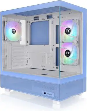 Thermaltake View 270 Plus SR TG ARGB; Mid Tower Chassis; 1xSF240 ARGB PWM Reverse Fan 1xSF120 ARGB PWM Fan; 360mm Radiator Support; 420mm GPU Clearance; Hydrangea Blue; CA-1Y7-00MFWN-06 Thermaltake View 270 Plus SR TG ARGB; Mid Tower Chassis; 1xSF240 ARGB PWM Reverse Fan 1xSF120 ARGB PWM Fan; 360mm Radiator Support; 420mm GPU Clearance; Hydrangea Blue; CA-1Y7-00MFWN-06
