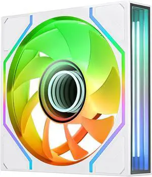 Thermaltake SWAFAN 120 EX Infinity ARGB White Infinity Mirror Hub and Frame PC Cooling Fan CL-F265-PL12SW-A Thermaltake SWAFAN 120 EX Infinity ARGB White Infinity Mirror Hub and Frame PC Cooling Fan CL-F265-PL12SW-A