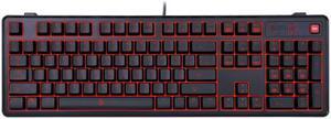 Thermaltake Tt eSPORTS MEKA Pro Mechanical Gaming Keyboard with Cherry MX Blue Switches; Full Red LED Backlit
