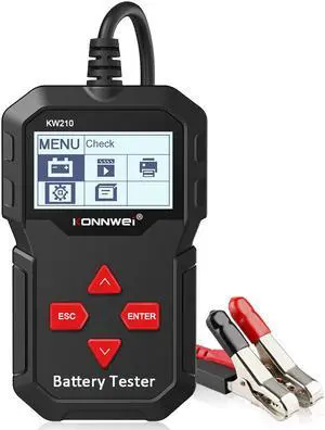 KONNWEI KW210 Automatic Smart 12V Car Battery Tester Auto Battery Analyzer 100 to 2000CCA Cranking Car Battery Tester