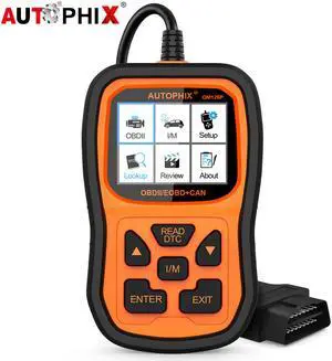 Autophix OM126P OBD2 EOBD Scanner Auto Code Reader Read Clear Fault Codes Check Engine Light On-board Monitor Test EVAP System Test O2 Sensor Monitoring VIN View Freeze Frame OBDII Diagnostic Tool Autophix OM126P OBD2 EOBD Scanner Auto Code Reader Read Clear Fault Codes Check Engine Light On-board Monitor Test EVAP System Test O2 Sensor Monitoring VIN View Freeze Frame OBDII Diagnostic Tool