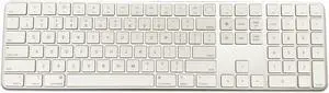 Apple Magic Keyboard with Touch ID and Numeric Keypad Wireless, Bluetooth, Rechargeable Mac models with Apple silicon MK2C3LL/A
