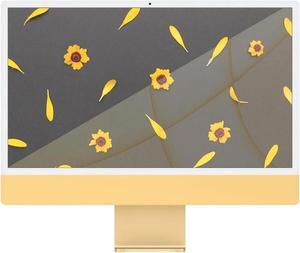 2021 Apple iMac (24-inch, Apple M1 chip with 8core CPU and 8core GPU, 16GB RAM, 1TB) -Yellow 16GB 1 TB