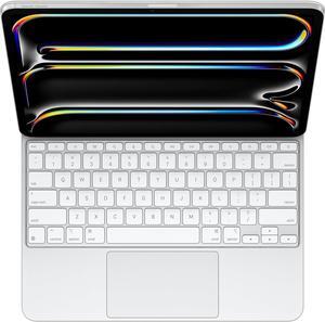 Apple iPad Magic Keyboard Case for iPad Pro 13-inch (M4)  Great Typing Experience  Built-in Trackpad  Function Row  US English - White
